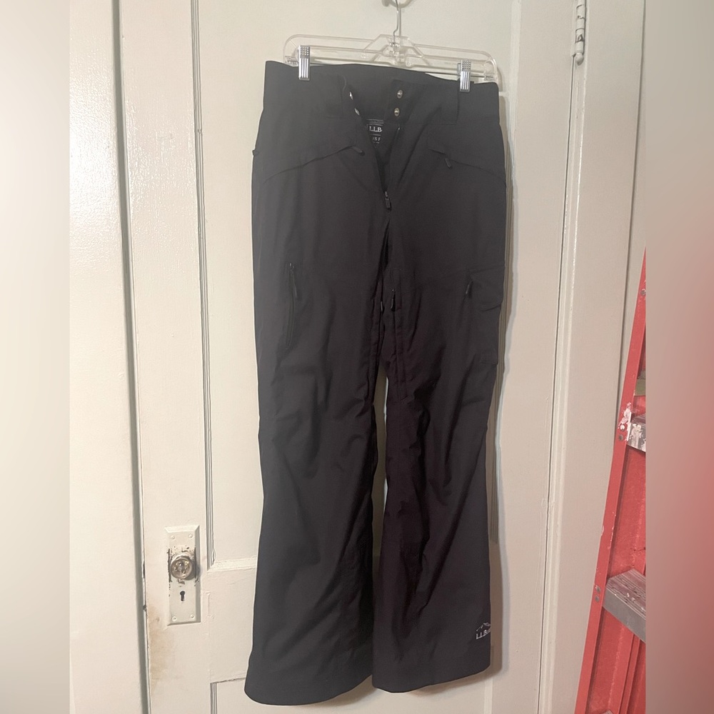 L.L. Bean Black Snowboarding Pants, XS